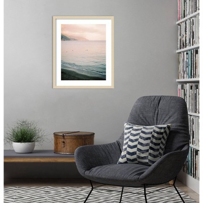 Italian Coast Svelte Natural Framed Coastal Photography Print