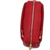 BEAFUP Triple Zip Small Crossbody Bag - Faux Leather Shoulder Bag with Gold Tone Hardware and Adjustable Strap - Zipper Closure for Everyday - 4 of 4