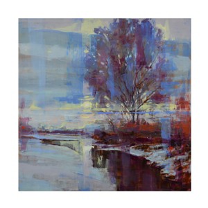 Trademark Fine Art - James Ayers  A Winter's Glow Canvas Art - 1 of 4