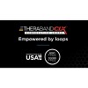 THERABAND CLX Band with Loops, 5 FT, Gold, Max Thickness, 14.2 LBS Resistance, Level 8, Latex Free - image 3 of 4