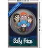 Trends International Sally Face - Fisheye Framed Wall Poster Prints - 3 of 4