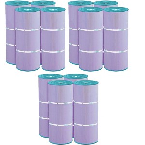 Hurricane Filters 12 Pack HF56SV-04 Platinum Purple Pool Filter Cartridge Replacement for PA56L, Hayward SwimClearC2030, CX481X RE PAK4 - 1 of 4