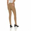 Premium Women's Stretch Ponte Pants With 5 Stylish Pockets - Perfect for Wear to Work - Dressy Leggings MS-1000 Tan Medium - 3 of 3