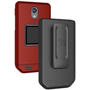 Nakedcellphone Combo for CAT S22 Flip Phone - Case and Belt Clip Holster - 1 of 4