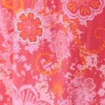 pink burst tapestry floral
