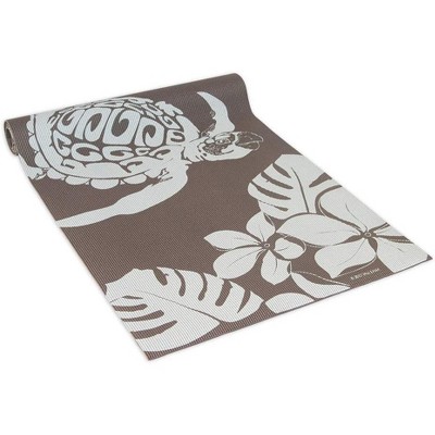 Wai Lana Yoga Mat Sea Turtles, Color:Gray, 1/8" thick, 3.5mm thick