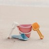 Miniland ECO Baby Sand Set, Pastel Colors, 4 Pieces Per Set, 2 Sets - 3 of 4