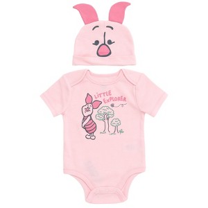 Disney Cosplay Baby Bodysuit and Hat Set Newborn to Infant - 1 of 4