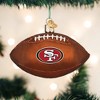 Old World Christmas Blown Glass Ornament for Christmas Tree, San Francisco 49ers Football - 2 of 3