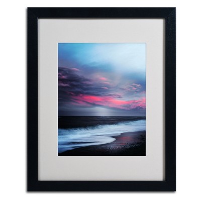 Trademark Fine Art -Philippe Sainte-Laudy 'Salt Water Sound' Matted Framed Art