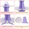 Unique Bargains 3-Tier Cupcake Stand Tower Cardboard Dessert Cup Cake Stand Tower 2 Pcs - 3 of 4
