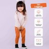 Ola! Otter Girl Leggings - Indian Flora Orange- Orange - 4 of 4