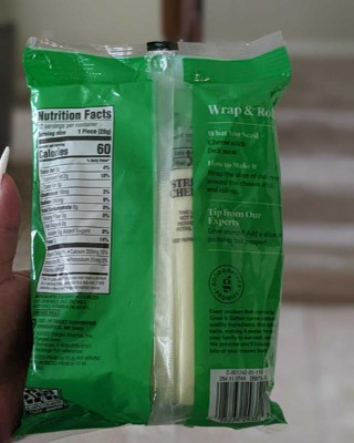 Light Low-moisture Part-skim Mozzarella String Cheese - 12oz/12ct ...