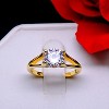 Ariel Engagement Ring Cubic Zirconia Women Sterling Silver Ginger Lyne Collection - 2 of 4