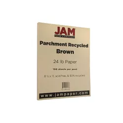 215.9 x 279.4 mm JAM PAPER Parchment 65lb Cardstock Letter Coverstock 50 Sheets/Pack Antique Gold Recycled 8 1/2 x 11 