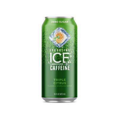Sparkling Ice +Caffeine Triple Citrus - 16 fl oz Can
