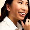 Pure Collection by Ross-Simons 0.10 ct. t.w. Multicolored Sapphire Paper Clip Link Hoop Earrings in 14kt Yellow Gold - 2 of 4