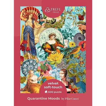 Trefl UFT Prime Velvet Quarantine Moods 500pc Puzzle: Creative Thinking, Gender Neutral, Cardboard, Pop Culture