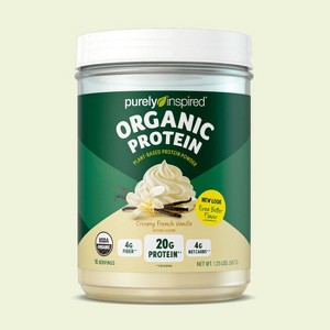 Purely Inspired Organic Plant-Based Protein Powder French Vanilla 20g Protein 1.25 lbs - 1 of 4