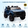 Acekool 24V Chevy Silverado Ride-On Truck for Kids, Dual Seats, MP3, Remote Control & LED Lights - 2 of 4