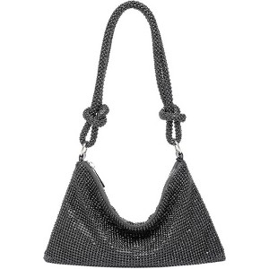 Generic Rhinestone Purse for Women Evening Bag Glitter Sparkly Mini Handbags - 1 of 4