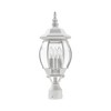 Livex Lighting Frontenac 3 - Light Post Light in  Textured White - 2 of 4