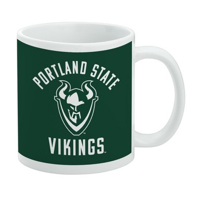 Portland State University Vikings Logo Ceramic Coffee Mug Novelty Gift Mugs for Coffee Tea and Hot Drinks 11oz White