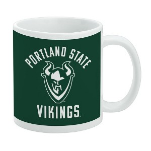 Portland State University Vikings Logo Ceramic Coffee Mug Novelty Gift Mugs for Coffee Tea and Hot Drinks 11oz White - 1 of 4