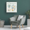 Trademark Fine Art 18" x 18" Michael Mullan 'Modern Kitchen Sq IV Pastel' Unframed Wall Canvas: Canvas Artwork for Home Decor - 4 of 4