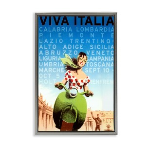 Stupell Industries Vintage Italy Travel Ad, 25" x 17" - 1 of 4