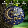 Shoot for the Stars Stepping Stone, 9.5" Galactic Moon and Stars Space Themed Gift| OrnamentallyYou - 4 of 4