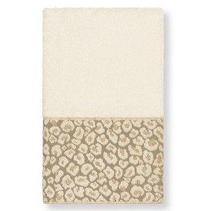 Linum Home Textiles 100% Turkish Cotton SPOTS Embellished Towel Set - 1 of 2