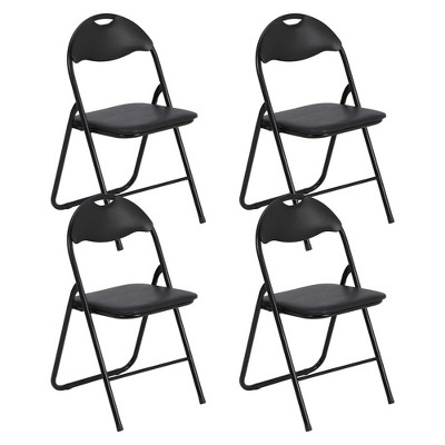 Folding Chairs 2/4 Pack with Cushion