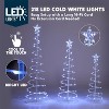 Joyfy 3 Packs Christmas Spiral Tree Yard Light Outdoor Decoration, 220 LED Lights with Stakes for Xmas Party Indoor Outdoor Garden Holiday Decoration - 2 of 4