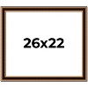 PosterPalooza | Weathered Gold Picture Frame - UV Acrylic, Backing Board, Hanging Hardware Included - 2 of 4