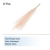 Unique Bargains Party Wall Vase Wedding Decor Fluffy Faux Pampas Grass 6 Pcs - 3 of 4