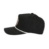 Dragon Ball Z Goku Kanji Patch Black Retro Grandpa Snapback Hat - 4 of 4
