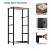 Dresser with 4 Drawers ,Fabric Storage Tower, Organizer Unit for Living Room, Hallway, Closets,Sturdy Steel Frame, Wooden Top - 4 of 4