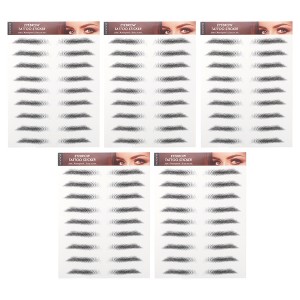 Unique Bargains Simulation Eyebrow Tattoo 5 Pcs - 1 of 4
