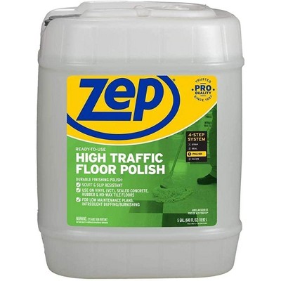 Zep 5 Gallon High Traffic Scuff Resistant Floor Polish