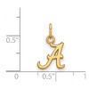 Black Bow Jewelry 14k Yellow Gold Alabama Crimson Tide NCAA Extra Small Pendant - 2 of 3