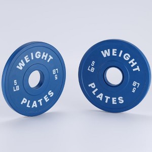 2 In Change Plates 1.25LB 2.5LB 5LB 10LB Fractional Weight Plates,Bumper Plates for Weight Lifting,Strength Training Gym Home,Rubber Coating - 1 of 4