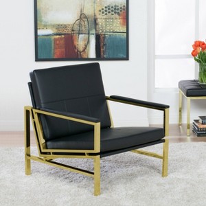 Studio Designs Home Atlas Modern Accent Chair with Padded Armrests Accent Armchair - 1 of 4