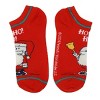 Peanuts Winter Holiday Scenes Women's 5-Pair Ankle Socks - 3 of 4