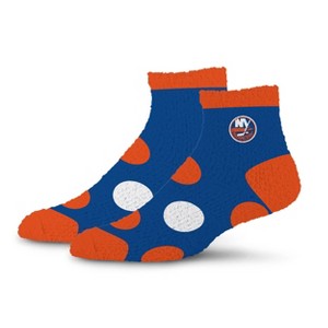 NHL New York Islanders Big Dot Fuzzy Socks - One Size Fits Most - 1 of 3