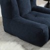Gulches Fluffy Velvet Bean Bag Chair with Ottoman Super Soft Memory Foam & High-Density Foam, Lightweight Lazy Sofa - 3 of 4