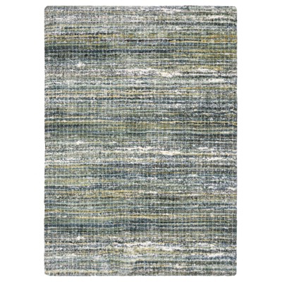 Oriental Weavers Galileo GAL07 Green / Blue Indoor Area Rug - 3'10" x 5'5"