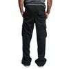 G-Style USA Men's Solid Fleece Heavyweight Cargo Pants - 3 of 4