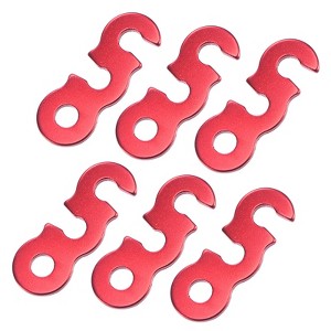 Unique Bargains Aluminum Straight Tent Cord Adjuster for Hiking Travel - 1 of 4