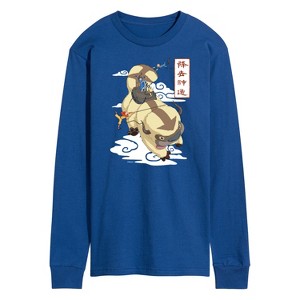 Men's - Avatar: The Last Airbender - Appa Flying Long Sleeve Graphic T-Shirt - 1 of 4